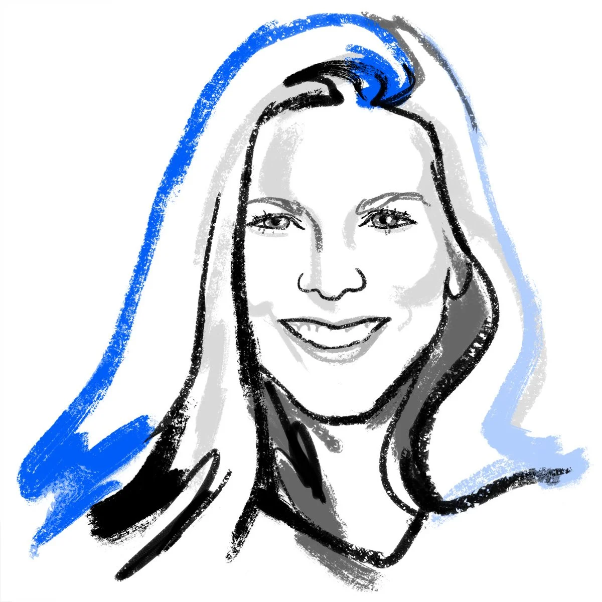 Illustrated portrait of Taylor