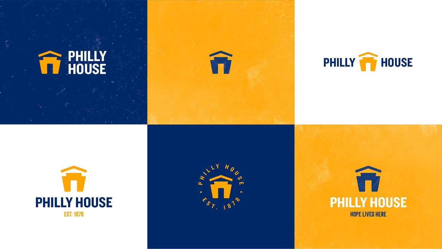 Philly House brand concept boards
