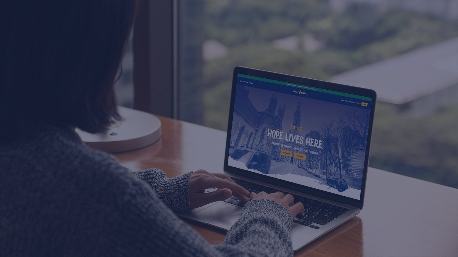 The new phillyhouse.org homepage displayed across desktop and mobile devices